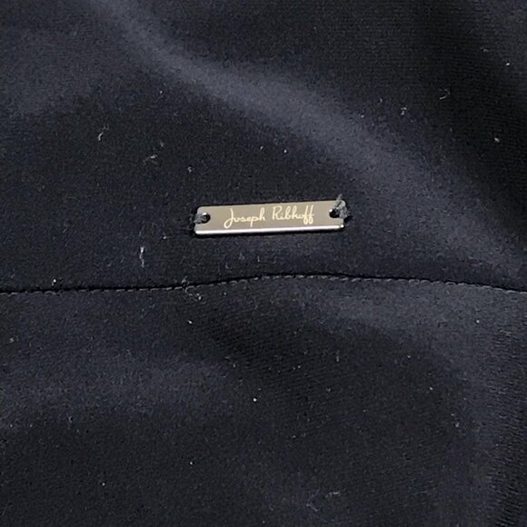 Joseph Ribkoff Pants Womens 10 Navy Blue Pull On Stretch Straight Leg Trousers - Picture 8 of 8